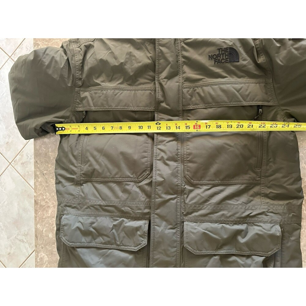 XL The North Face Jacket Mens Olive Green McMurdo Parka Goose Down NO hood - Picture 9 of 16